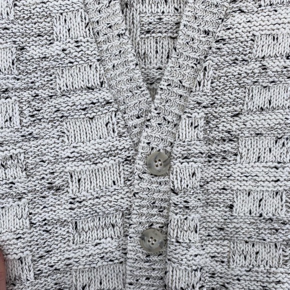 Vintage Grandpa Textured Knit Cardigan Mens L Heritage Academia Sweater Cozy USA - Picture 5 of 10